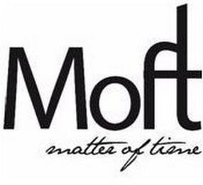 MOFT MATTER OF TIME logo