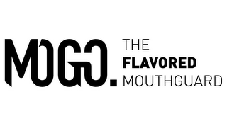 MOGO.THE FLAVORED MOUTHGUARD logo