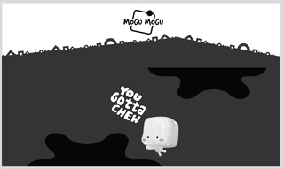 MOGU MOGU YOU GOTTA CHEW logo