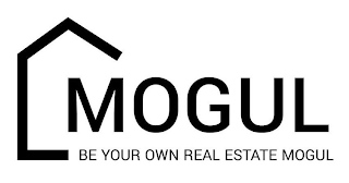 MOGUL BE YOUR OWN REAL ESTATE MOGUL logo