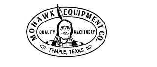MOHAWK EQUIPMENT CO. TEMPLE, TEXAS QUALITY MACHINERY logo