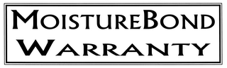 MOISTUREBOND WARRANTY logo