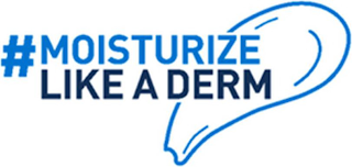 #MOISTURIZE LIKE A DERM logo