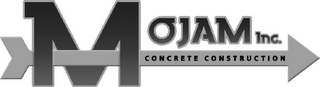 MOJAM INC CONCRETE CONSTRUCTION logo