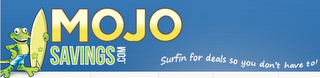 MOJO SAVINGS.COM SURFING FOR DEALS SO YOU DON'T HAVE TO! logo