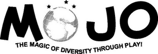 MOJO THE MAGIC OF DIVERSITY THROUGH PLAY! logo