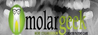MOLARGEEK MORE COLLABORATION GREATER PATIENT CARE logo
