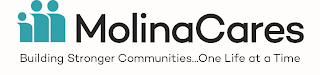 MOLINACARES BUILDING STRONGER COMMUNITIES...ONE LIFE AT A TIME logo