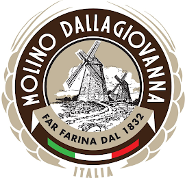 MOLINO DALLAGIOVANNA FAR FARINA DAL 1832 ITALIA logo