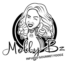 MOLLY BZ INFUZED GOURMET FOODZ logo