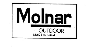 MOLNAR OUTDOOR MADE IN U.S.A. logo