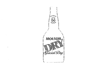 MOLSON DRY SPECIAL DRY IMPORTED MOLSON FROM CANADA logo