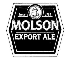MOLSON EXPORT ALE SINCE 1786 logo
