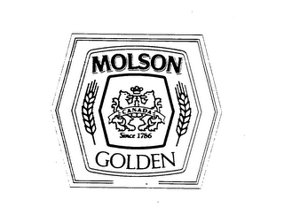 MOLSON GOLDEN CANADA SINCE 1786 logo