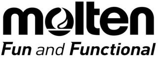 MOLTEN FUN AND FUNCTIONAL logo