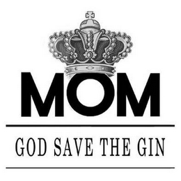 MOM GOD SAVE THE GIN logo