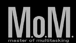 M.O.M. MASTER OF MULTITASKING logo