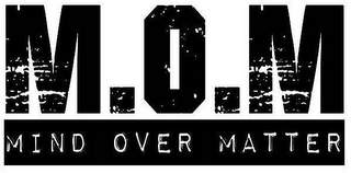 M.O.M MIND OVER MATTER logo