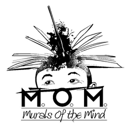 M.O.M. MURALS OF THE MIND logo