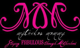 MOM MYTHIKOS MOMMY STAYING FABULOUS THROUGH MOTHERHOOD logo