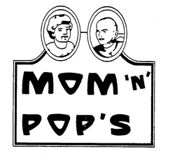 MOM 'N' POP'S logo