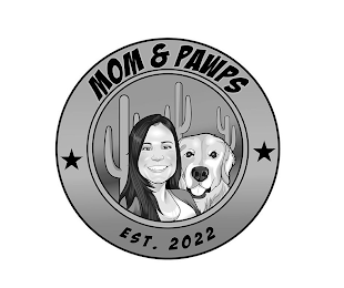 MOM & PAWPS EST. 2022 logo