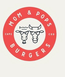 MOM & POPS BURGERS CAPE COD logo