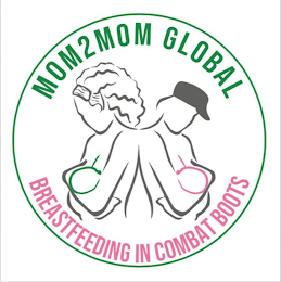 MOM2MOM GLOBAL BREASTFEEDING IN COMBAT BOOTS logo