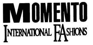 MOMENTO INTERNATIONAL FASHIONS logo