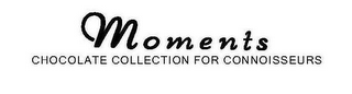 MOMENTS CHOCOLATE COLLECTION FOR CONNOISSEURS logo