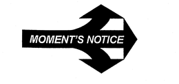 MOMENT'S NOTICE logo