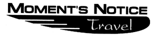 MOMENT'S NOTICE TRAVEL logo