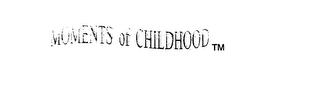 MOMENTS OF CHILDHOOD logo