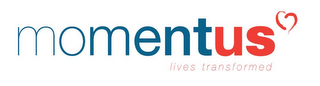 MOMENTUS LIVES TRANSFORMED logo