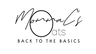 MOMMAC'S OATS BACK TO THE BASICS logo