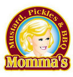 MOMMA'S MUSTARD, PICKLES AND BBQ logo