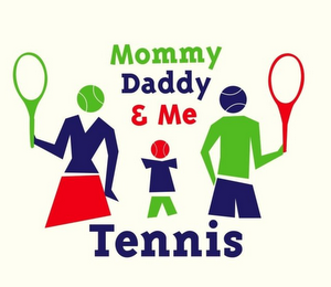 MOMMY DADDY & ME TENNIS logo