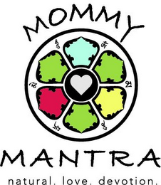 MOMMY MANTRA NATURAL. LOVE. DEVOTION. logo