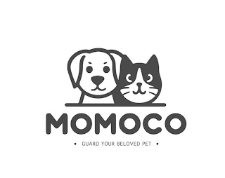 MOMOCO · GUARD YOUR BELOVED PET · logo