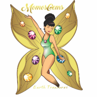 MOMOSGEMS, EARTH TREASURES logo