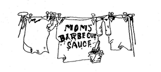 MOM'S BARBECUE SAUCE logo
