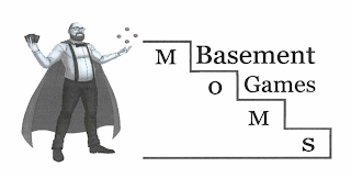 MOMS BASEMENT GAMES logo