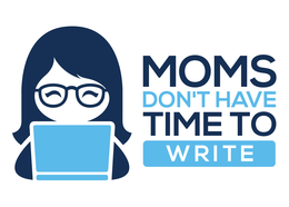 MOMS DON'T HAVE TIME TO WRITE logo