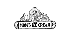 MOM'S ICE CREAM logo