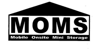 MOMS MOBILE ONSITE MINI STORAGE logo