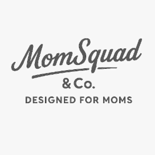 MOMSQUAD & CO. DESIGNED FOR MOMS logo