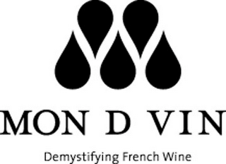 MON D VIN DEMYSTIFYING FRENCH WINE logo