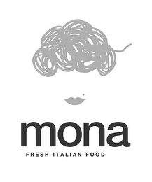 MONA FRESH ITALIAN FOOD logo