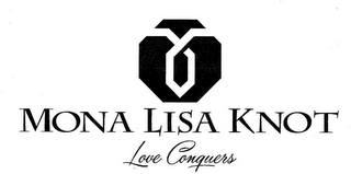 MONA LISA KNOT LOVE CONQUERS logo