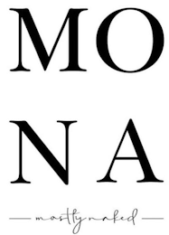 MONA MOSTLY NAKED logo